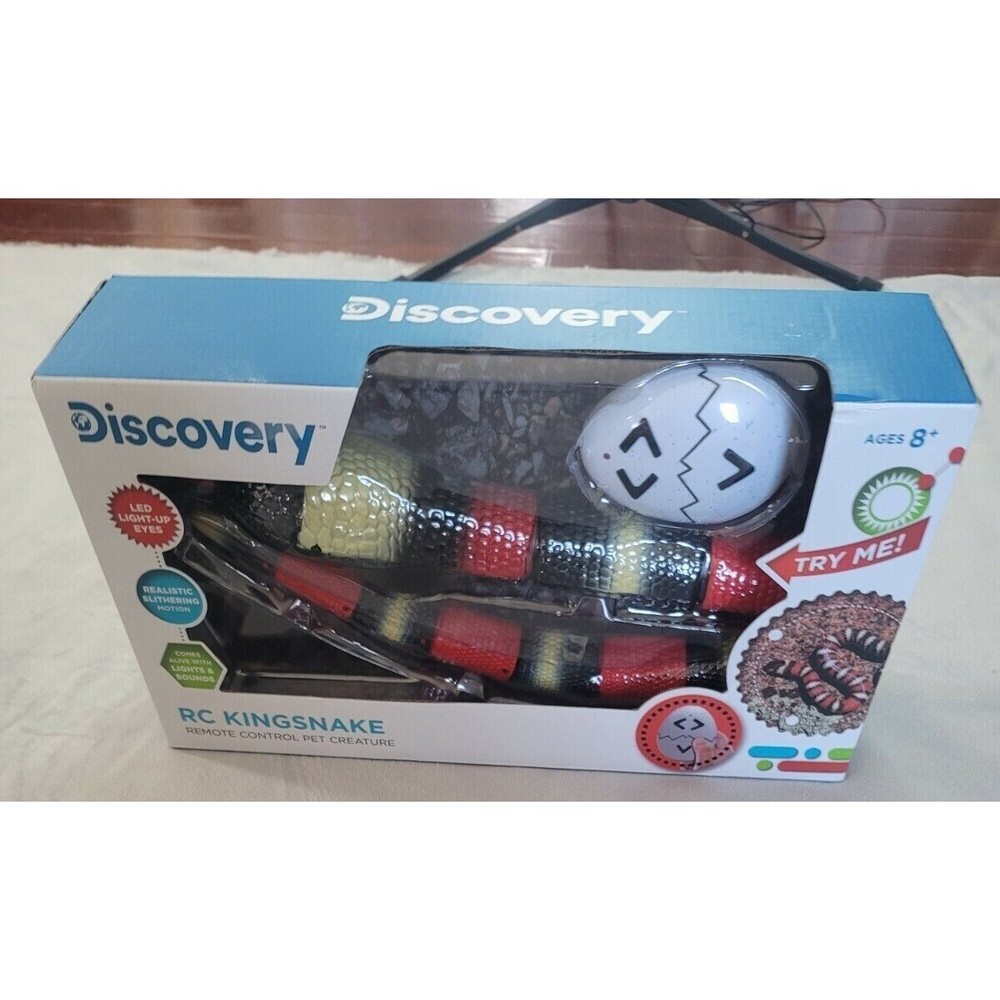 Discovery Kids Remote Controlled King Snake Realistic slithering RC Reptile New